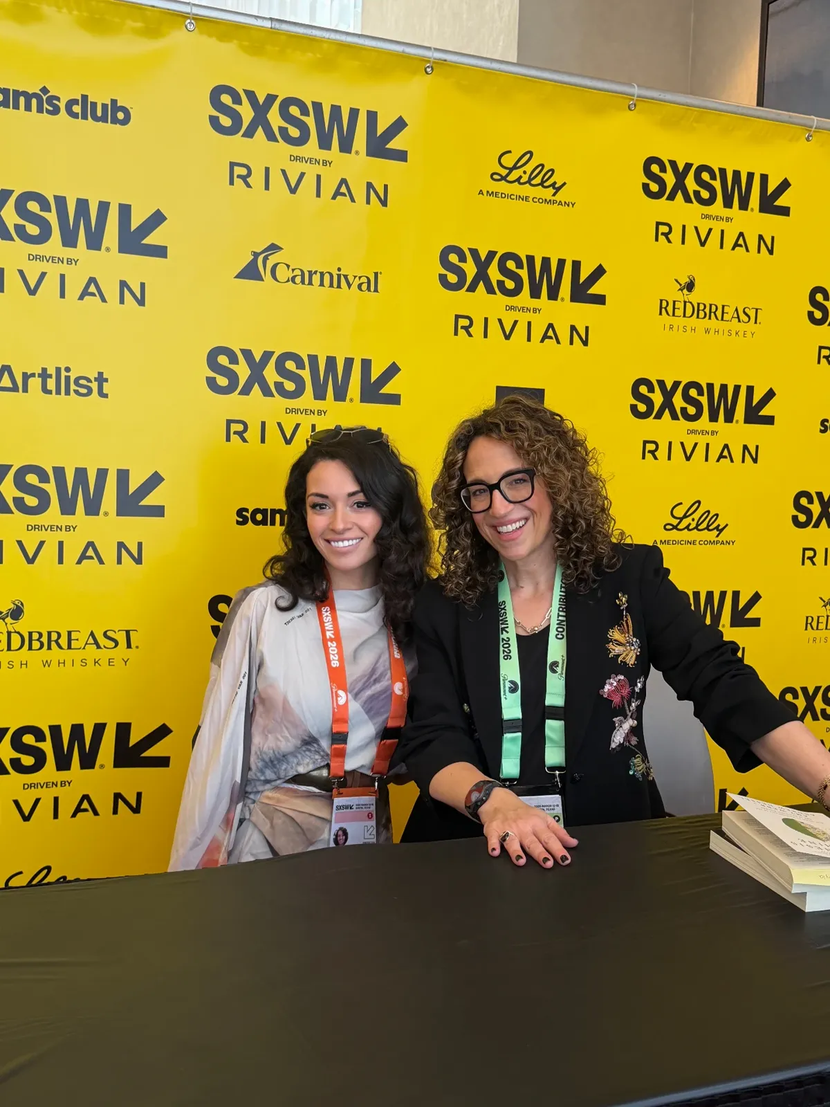 Natalyia with futurist Amy Webb at SXSW